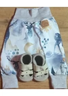 Babychicks téli háremnadrág - szarvas világos szürke passzé (választható méret)