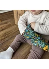 Babychicks cipzáras snacktartó / uzsonnás zsák - Leopárd (pamut-vízálló poliészter)