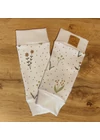 Babychicks baba lábmelegítő - fehér virágok (választható méret)