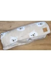 Babychicks wellsoft babatakaró 70 x 115 cm - bézs maci fejes