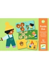 Djeco Párosító puzzle - Számpárosító, 24db-os, First figures