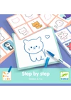 Djeco Rajzolás lépésről lépésre - Állatkölykök - Eduludo Step by step