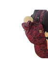 Ringababy Fuba Kendős Csatos Babahordozó  L méret - Yaro Roses Duo Red Black Glam