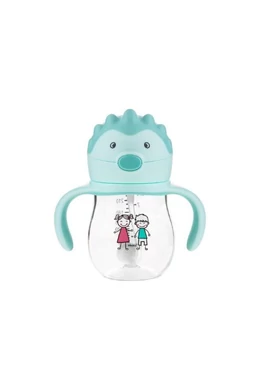 Akuku Tanulópohár súlyozott szívószállal – Menta 250 ml