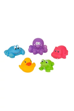 Akuku Fürdőjáték szett 5db-os állatos