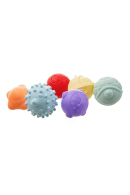 Akuku szenzoros érzékszerv fejlesztő labda 6 db, színes