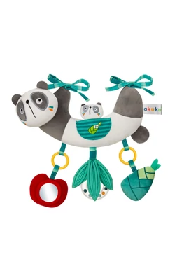 Akuku textil szenzoros függő játék – Panda