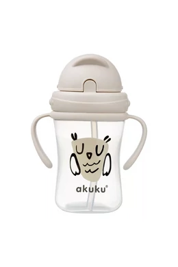 Akuku Ivópohár flip-top szívószállal - bagoly