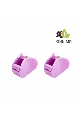 Kinnimo fejtetű riasztó rozmaringos hajcsipesz szett - rózsaszín