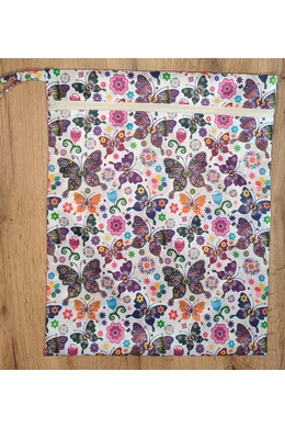 Babychicks Vízhatlan pelenkazsák / tárolózsák - Pillangók, M méret