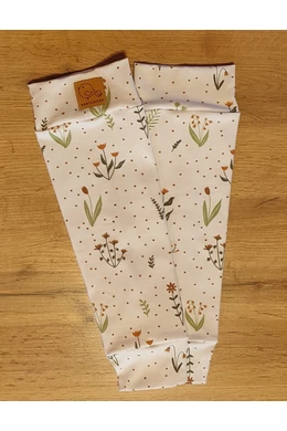 Babychicks baba lábmelegítő - fehér virágok