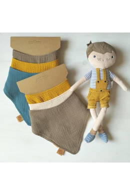 Duplagéz nyálkendő csomag - fiús (választható színek)