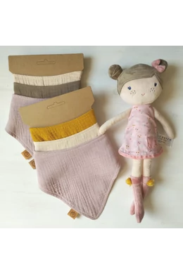 Duplagéz nyálkendő csomag - lányos (választható színek)