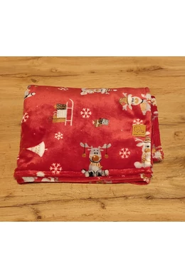 Babychicks Karácsonyi mintás wellsoft, nagy méretű babatakaró 