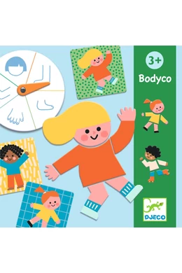 Djeco Testrész bingó fejlesztő játék - Bodyco