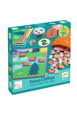Djeco Fejlesztő társasjáték - Számolás 4 az 1-ben - Eduludo Primo Chiffres