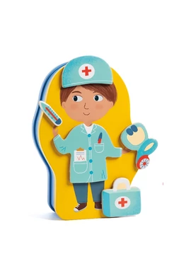 Djeco formadobozos mágneses puzzle - Jobissimo