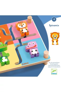 Djeco állatos fa útkereső - Spinamix