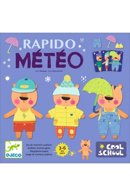 Djeco társasjáték - Öltözz Teó! - Rapido Meteo