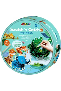 Avenir Kids 2 az 1-ben karckép készítő és horgász játék, Dzsungel