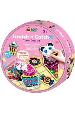 Avenir Kids 2 az 1-ben karckép készítő és horgász játék, sütemények és finomságok