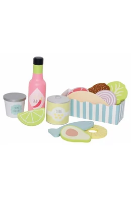 Jabadabado Fa taco játékkonyha kiegészítő 13 db-os készlet