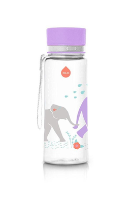 Equa BPA-mentes műanyag kulacs - Elefánt (400 ml)