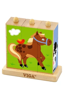 Montessori kockakirakó - Farmos