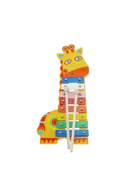 Fa zsiráfos hangszer - metalofon