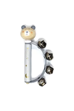 Fa szürke macis hangszer - száncsengő