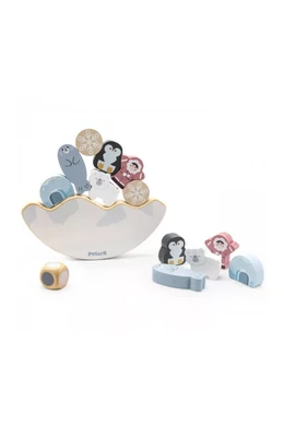 Fa egyensúlyozó játék - jeges vidék