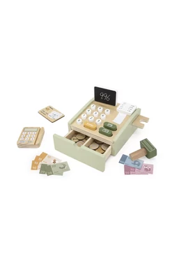 Fa pénztárgép zöld pasztell színben