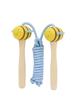 Fa ugrálókötél állatfigurás (méhecske, natúr)