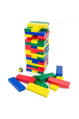 Színes fa JENGA