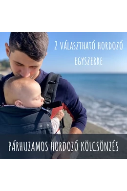 Párhuzamos babahordozó KÖLCSÖNZÉS - 2 választható típus egyszerre