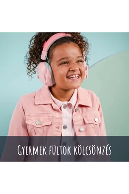 Alpine Muffy KIDS hallásvédő fültok gyerekeknek (5-16 év) - KÖLCSÖNZÉS - rózsaszín (választható időtartam)