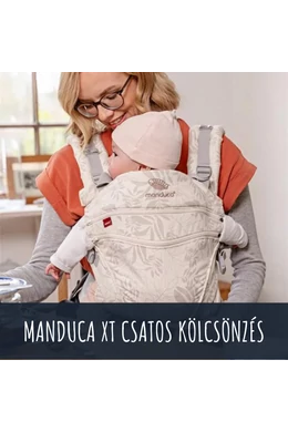 Manduca XT csatos babahordozó KÖLCSÖNZÉS - Botanic Vanilla (választható időtartam)