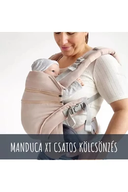 Manduca XT csatos babahordozó KÖLCSÖNZÉS - HappyBlush (választható időtartam)