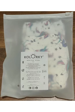 Kolorky Night környezetbarát eldobható pelenka 2db-os próbacsomag - Unikornis (5-8 kg)