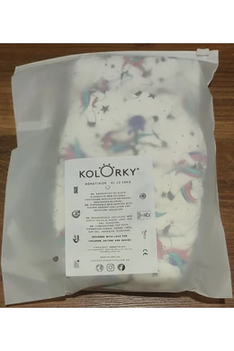 Kolorky Night környezetbarát eldobható pelenka 2db-os próbacsomag - Unikornis (12-16 kg)