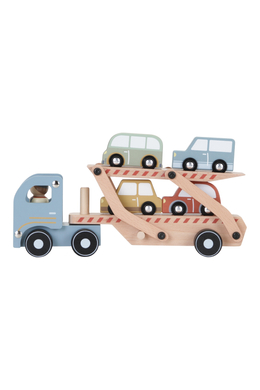 Little Dutch fa autószállító kamion játék