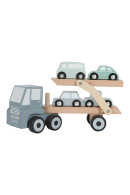 Little Dutch fa autószállító kamion játék