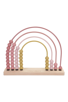 Little Dutch abacus szivárvány - pink