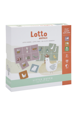 Little Dutch karton - állatos lottó játék