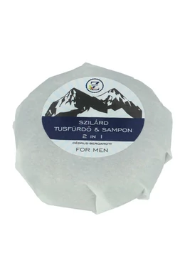 Eco-Z Szilárd 2in1 Tusfürdő &amp;amp; sampon tömb - for Men 85g