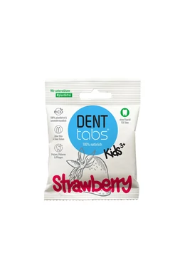 Denttabs KIDS fogtisztító tabletta gyerekeknek fluoridmentes - 125 db