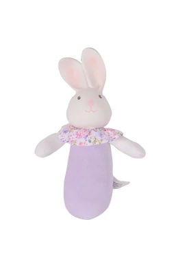 Tikiri sípoló nyuszi organikus gumiból és pamutból - Havah játék