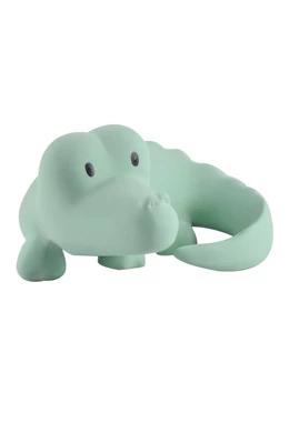 Tikiri játék krokodil organikus gumiból 5 cm