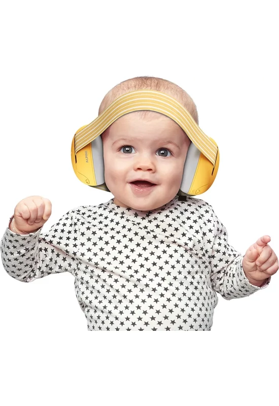 Alpine Muffy Baby hallásvédő fültok babáknak - sárga