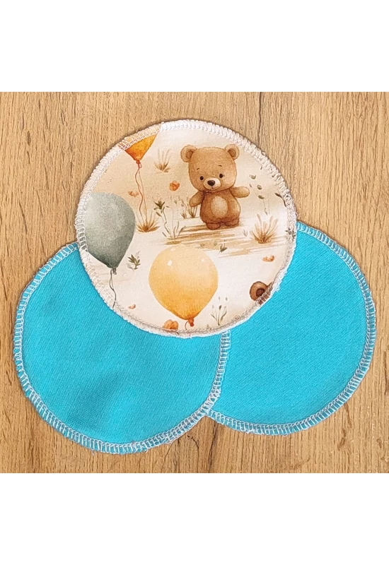 BabyChicks bambuszos kozmetikai korong szett 3db (válassz mintát)